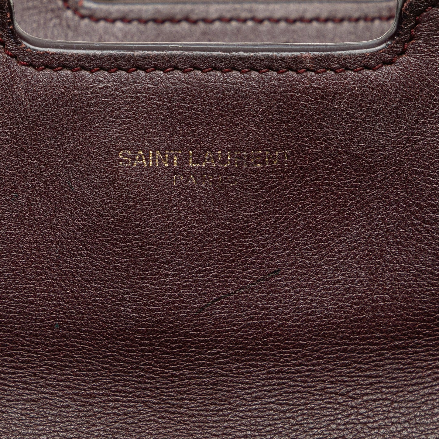 Saint Laurent Baby Leather Monogram Downtown Cabas Satchel