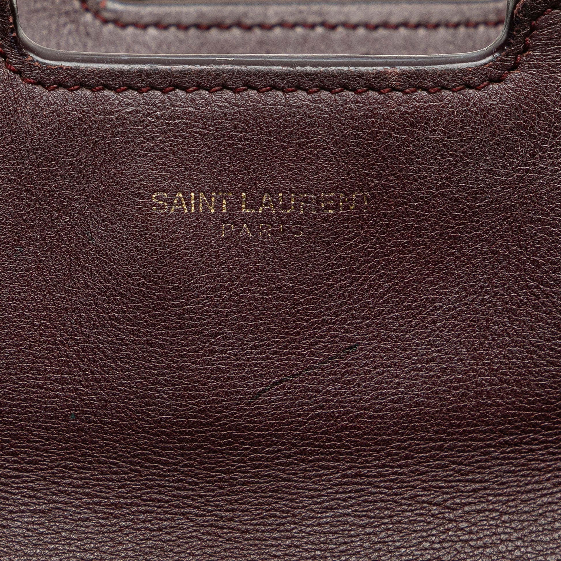 Saint Laurent Baby Leather Monogram Downtown Cabas Satchel