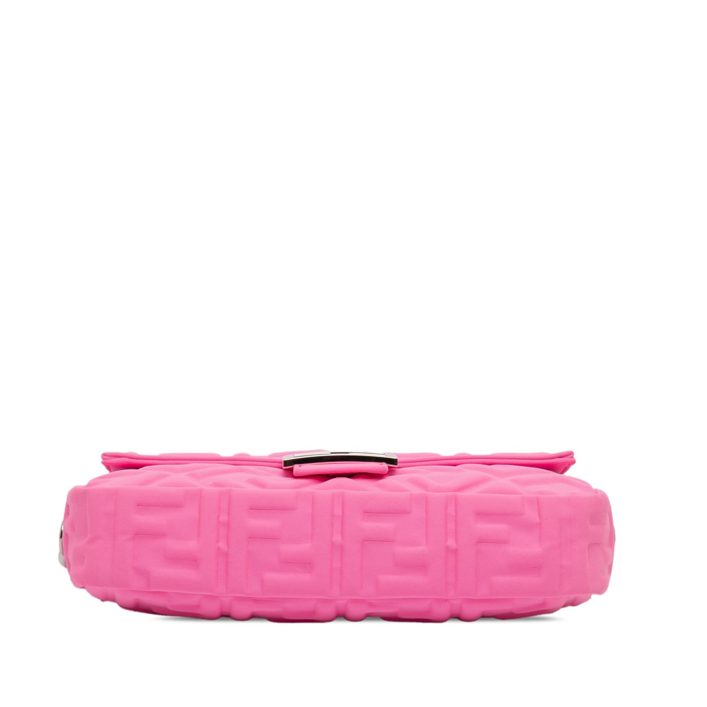 Fendi Medium Embossed Lycra Baguette Satchel