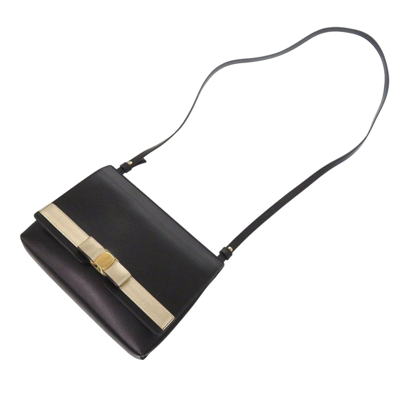 Ferragamo Leather Vara Bow Crossbody