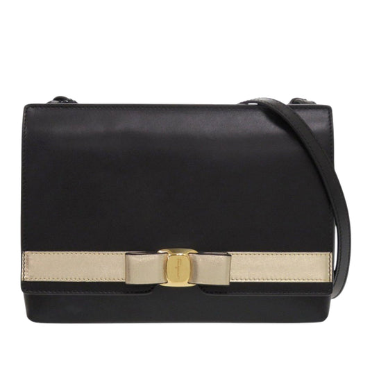 Ferragamo Leather Vara Bow Crossbody
