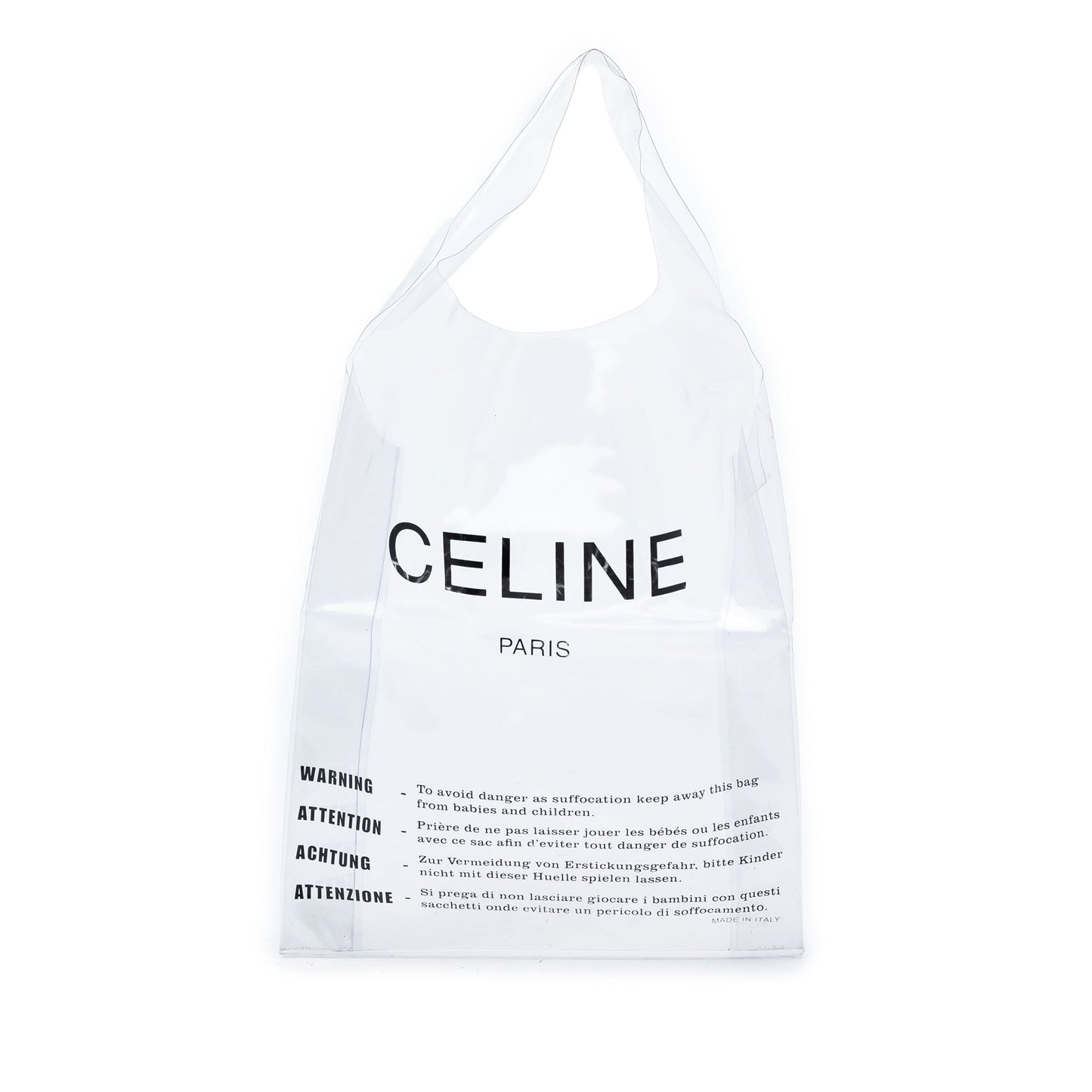 Celine PVC Shopping Tote