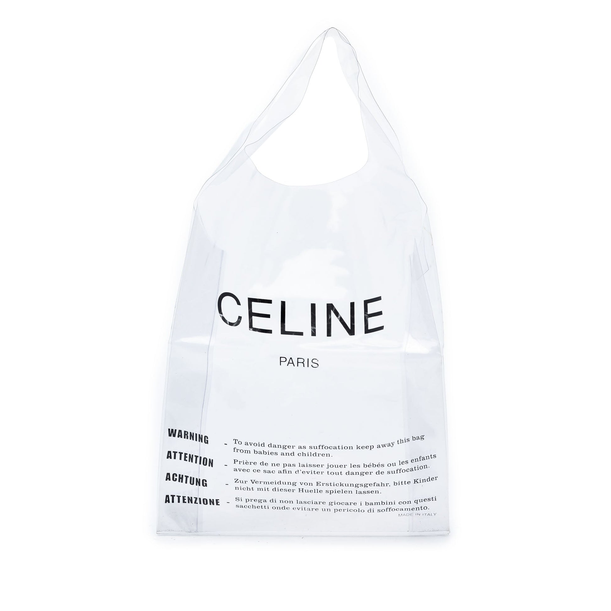 Celine PVC Shopping Tote