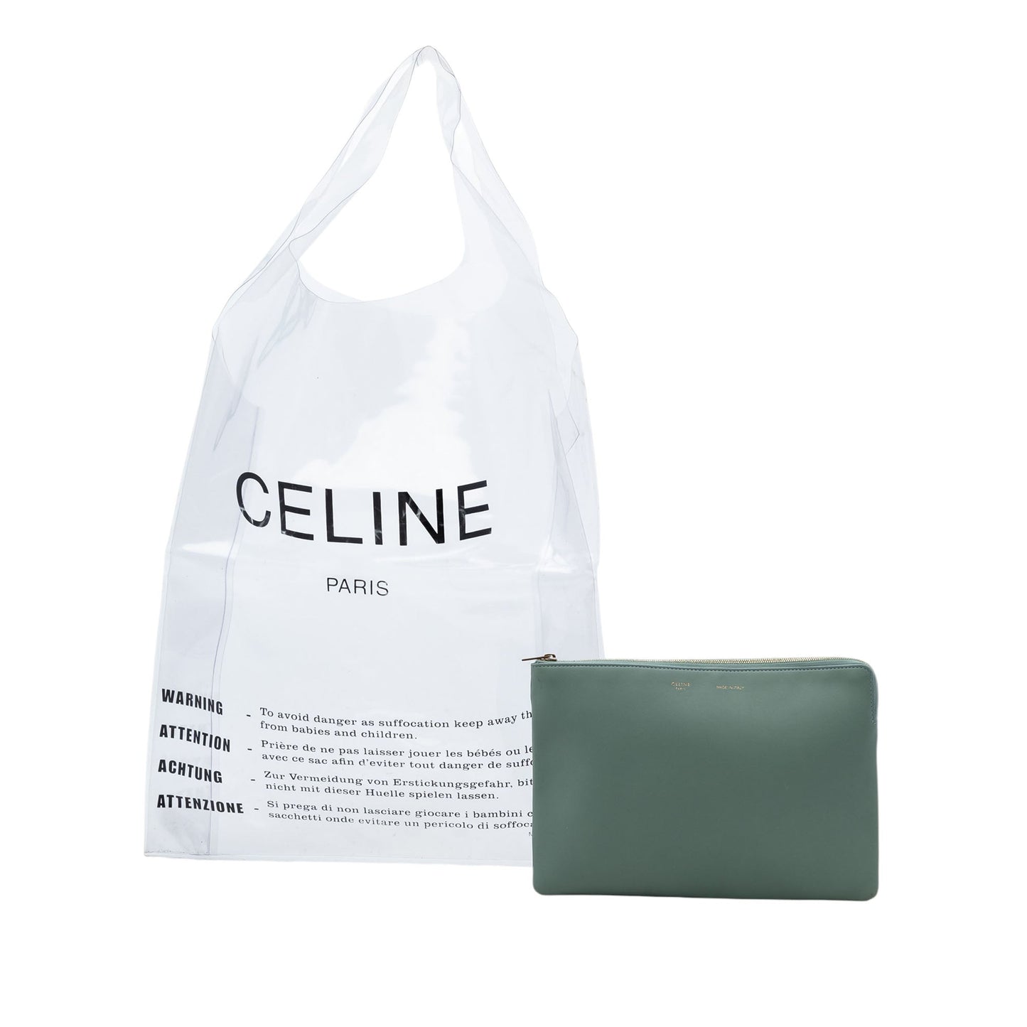 Celine PVC Shopping Tote