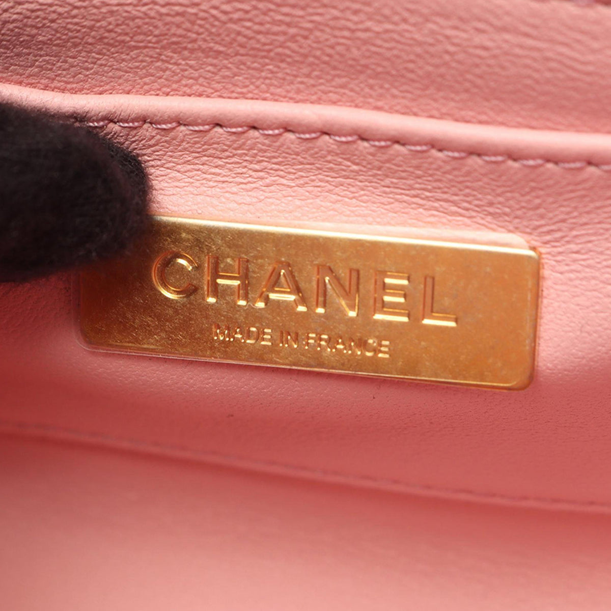 Chanel Mini Tweed Crush Top Handle Bag — Beige