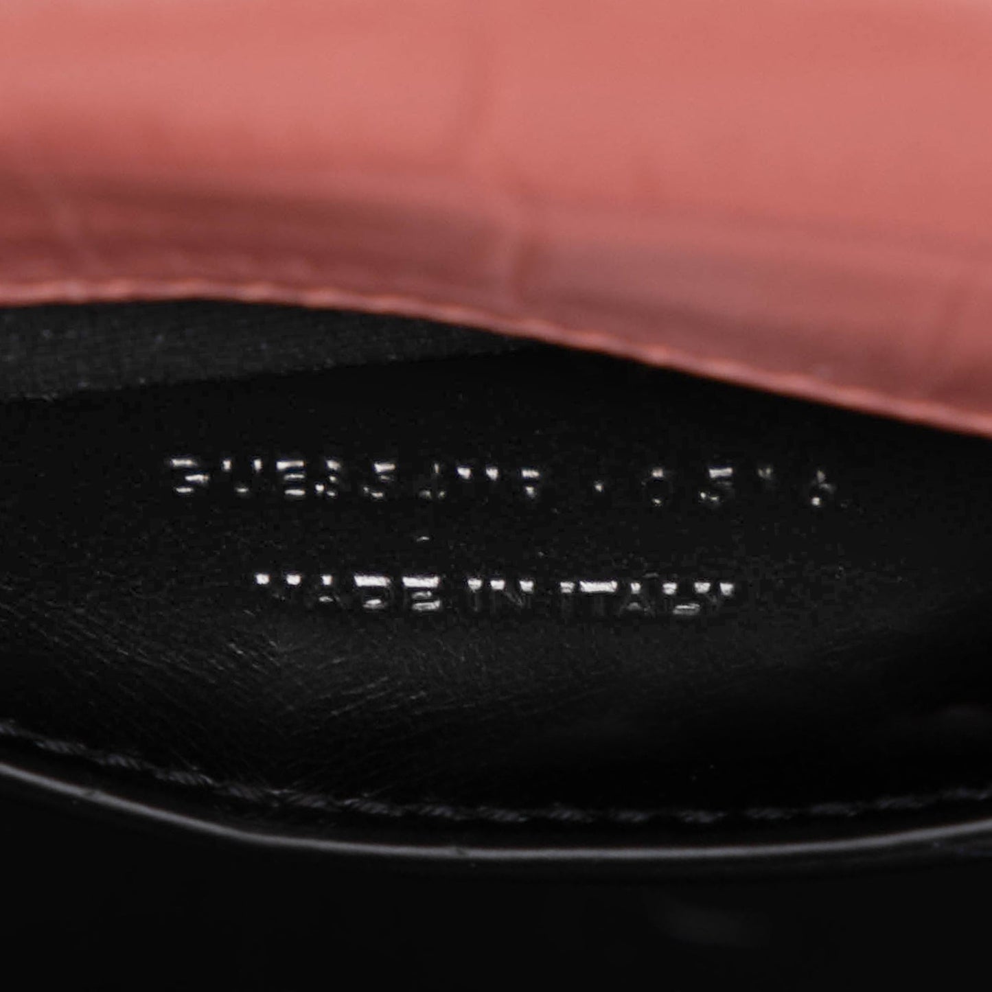 Saint Laurent Medium Croc Embossed Leather Kate Tassel Crossbody