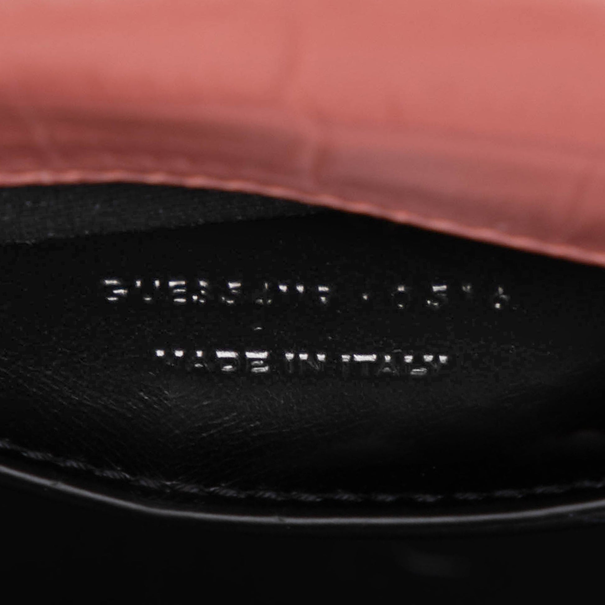 Saint Laurent Medium Croc Embossed Leather Kate Tassel Crossbody