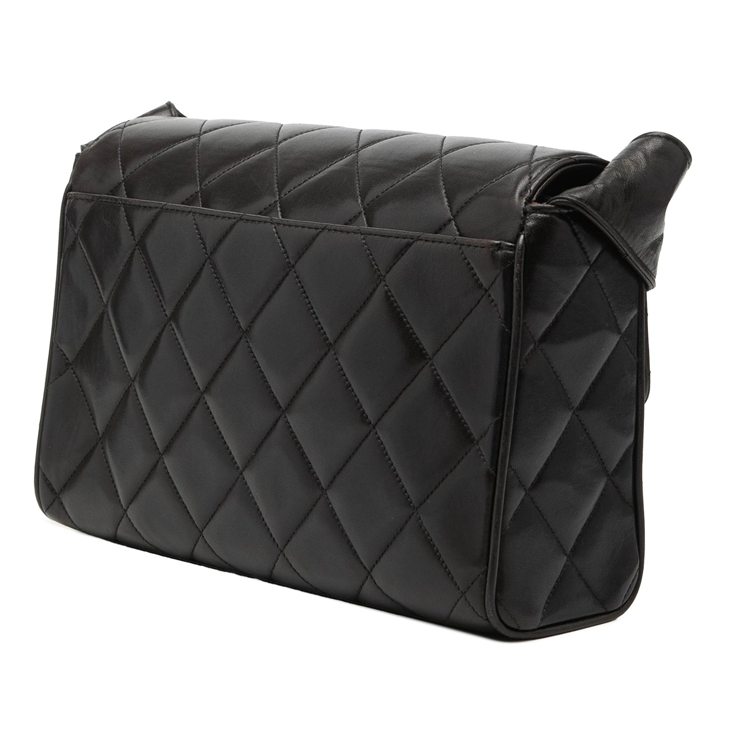 Chanel CC Quilted Lambskin Flap Crossbody