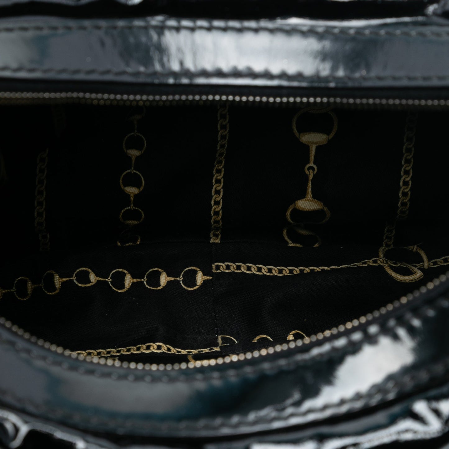 Gucci Patent Shoulder Bag