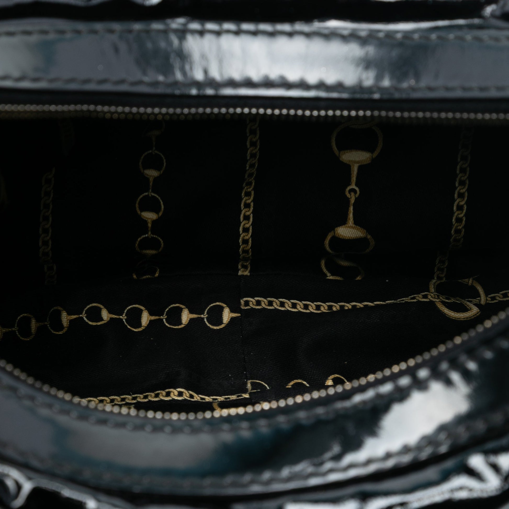 Gucci Patent Shoulder Bag
