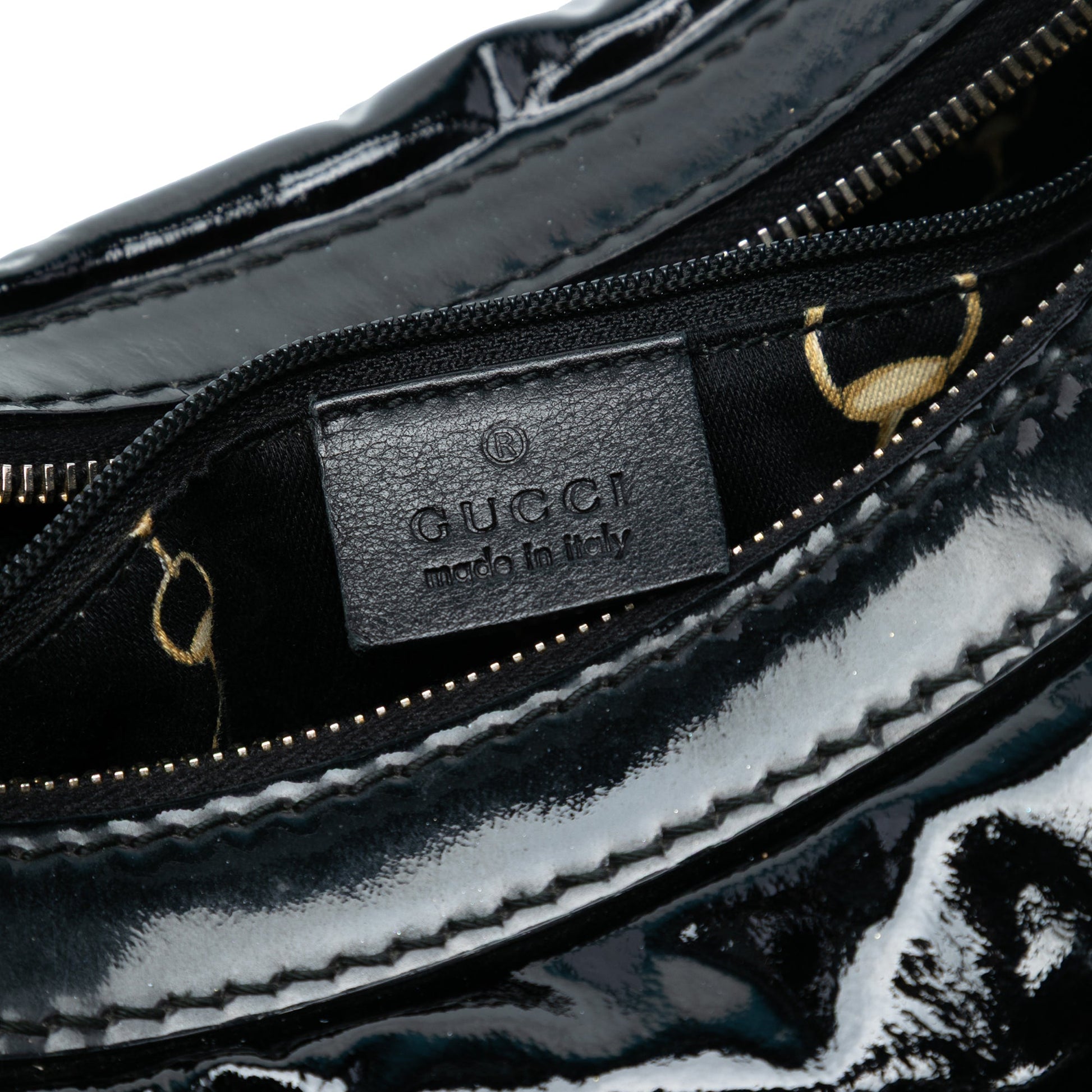 Gucci Patent Shoulder Bag