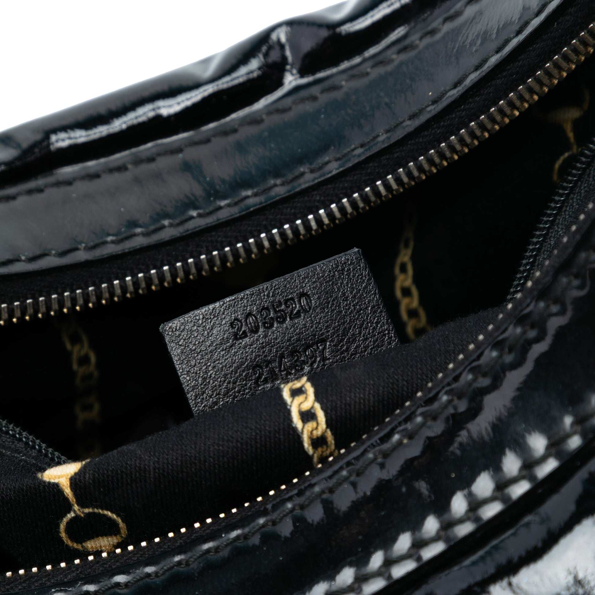 Gucci Patent Shoulder Bag