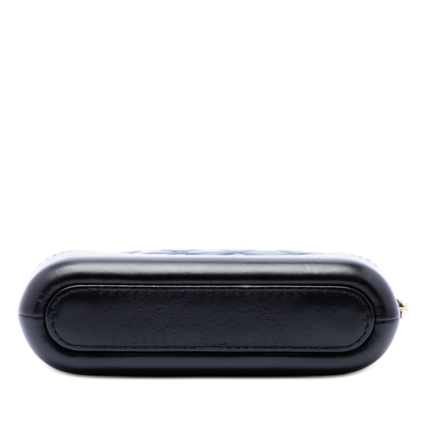 Chanel Bicolor Aged Calfskin Gabrielle Double Zip Clutch with Chain