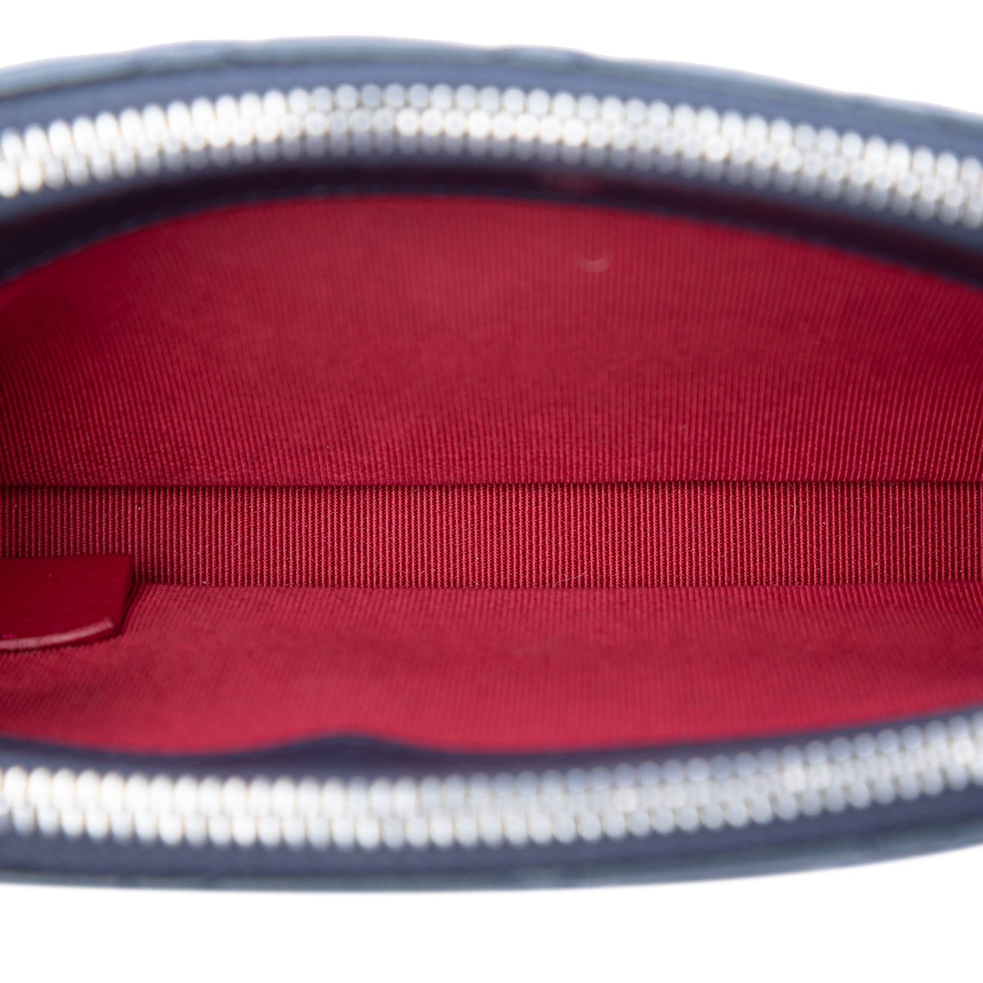 Chanel Bicolor Aged Calfskin Gabrielle Double Zip Clutch with Chain