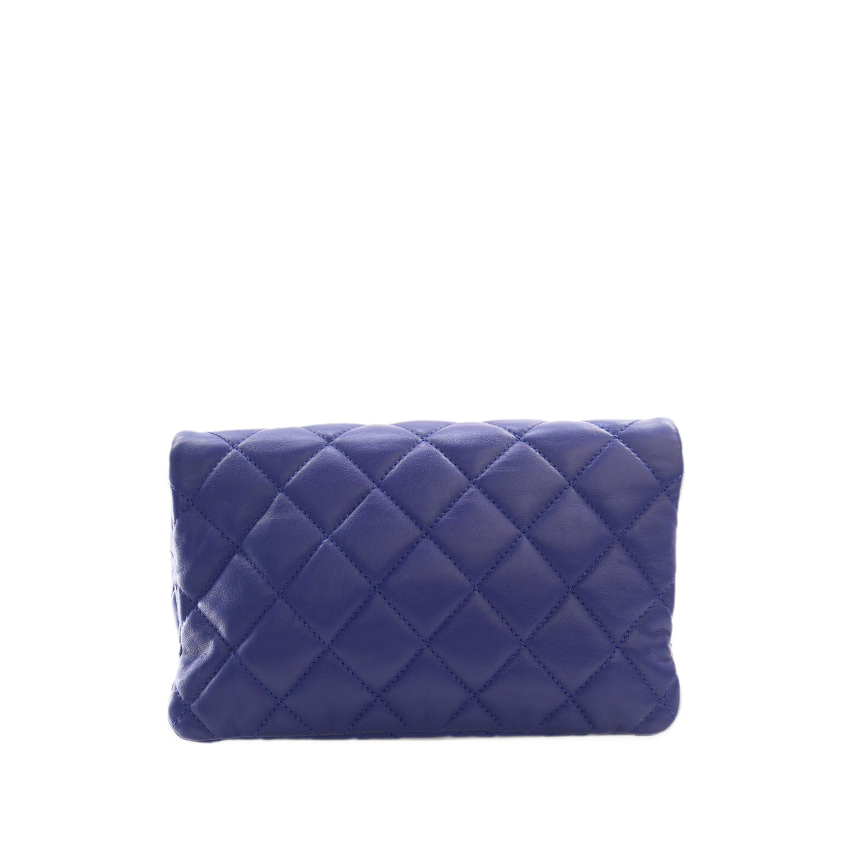 Chanel Small Quilted Lambskin Pillow Crush Flap — Blue