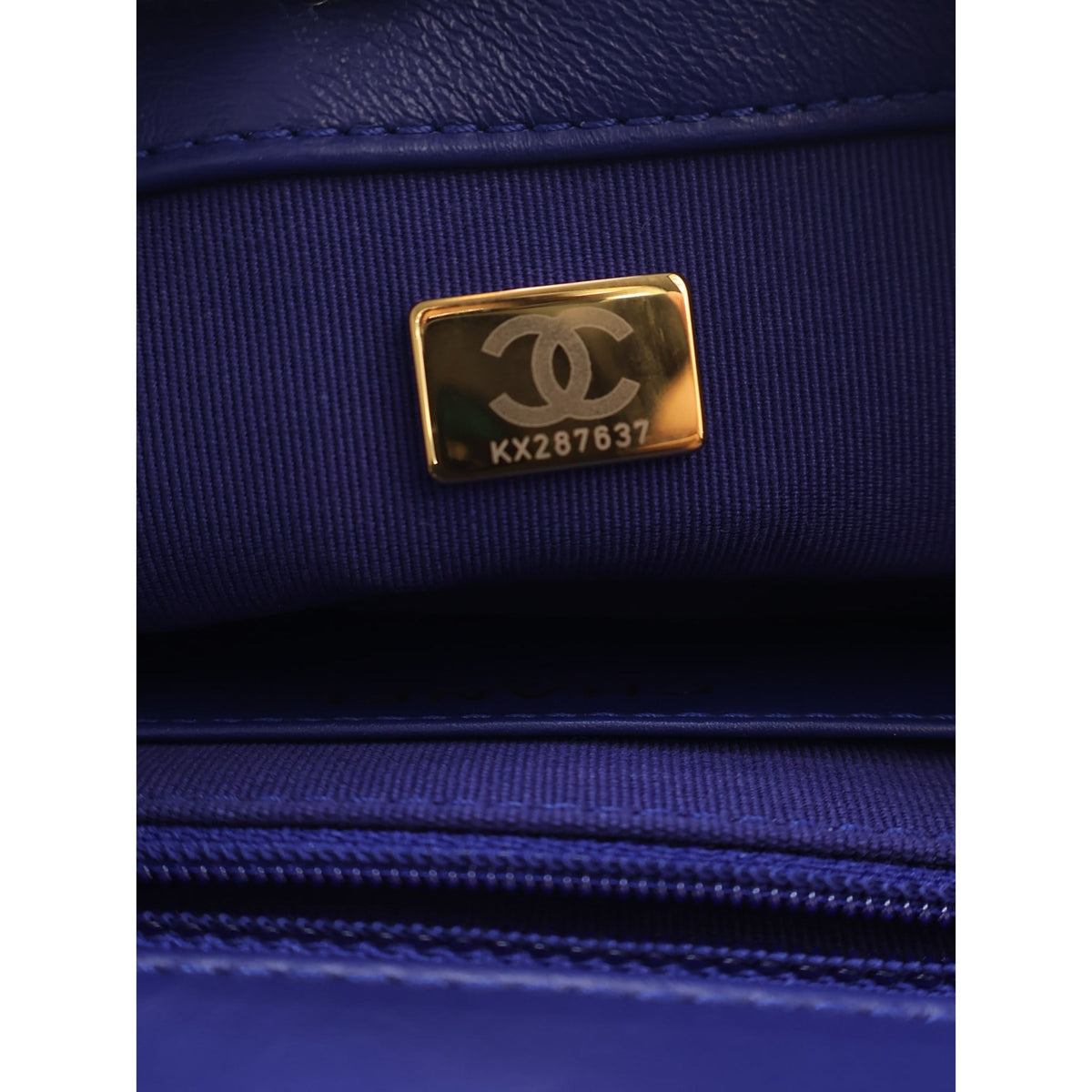 Chanel Small Quilted Lambskin Pillow Crush Flap — Blue