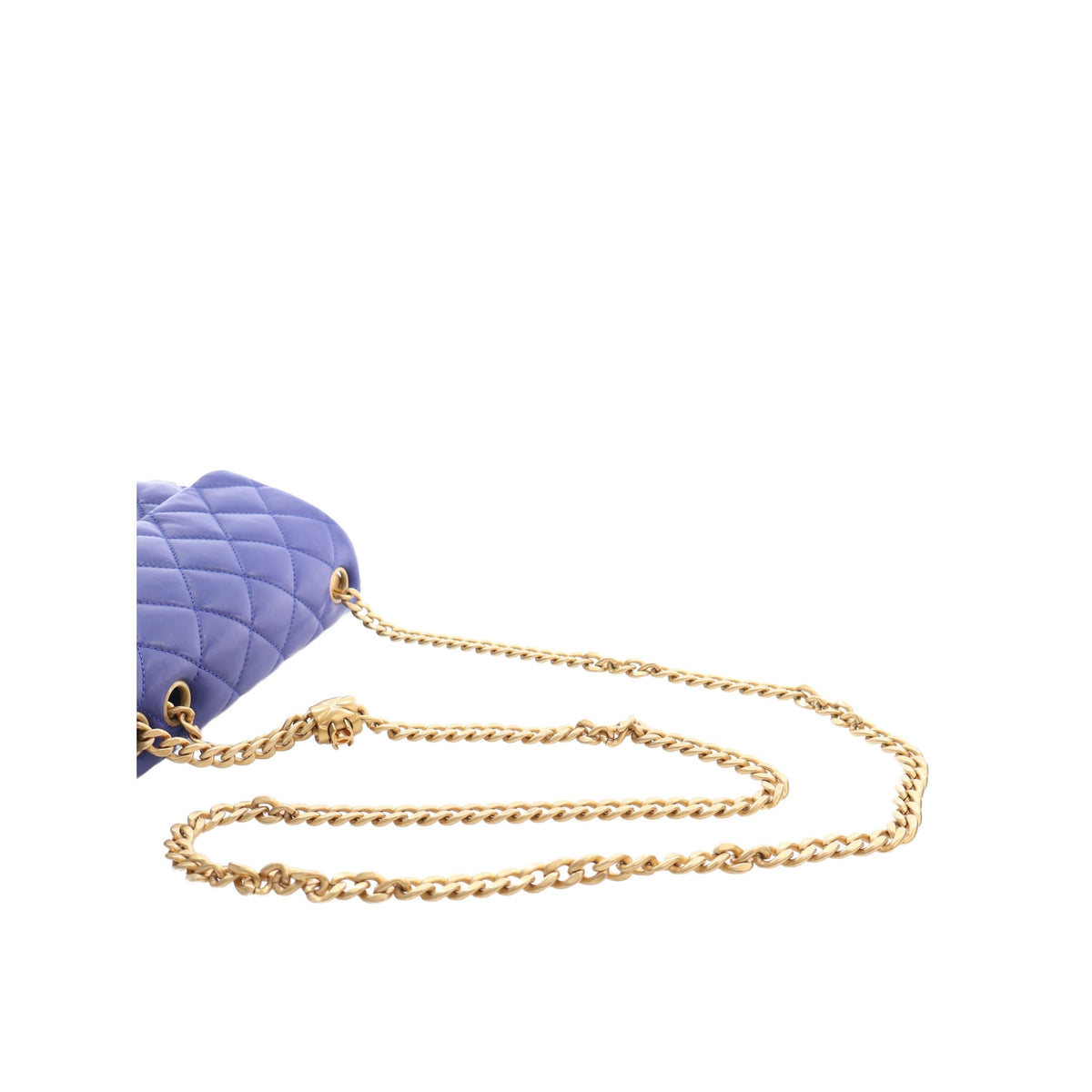 Chanel Small Quilted Lambskin Pillow Crush Flap — Blue