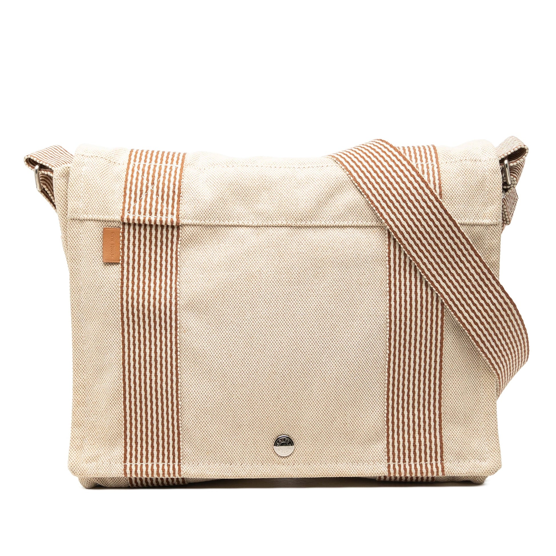 Hermès Canvas Fourre Tout Besace MM
