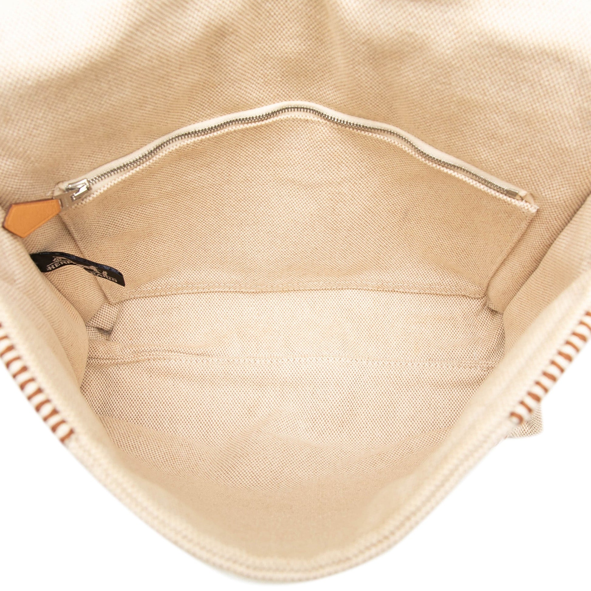 Hermès Canvas Fourre Tout Besace MM