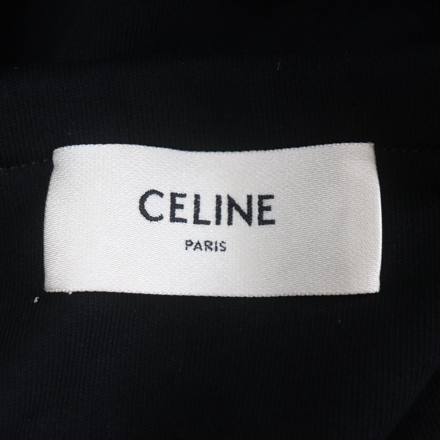 Celine Cotton Logo Sweat Knotted Shoulder Bag