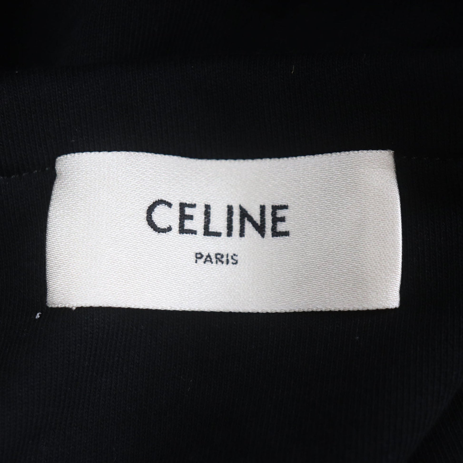 Celine Cotton Logo Sweat Knotted Shoulder Bag