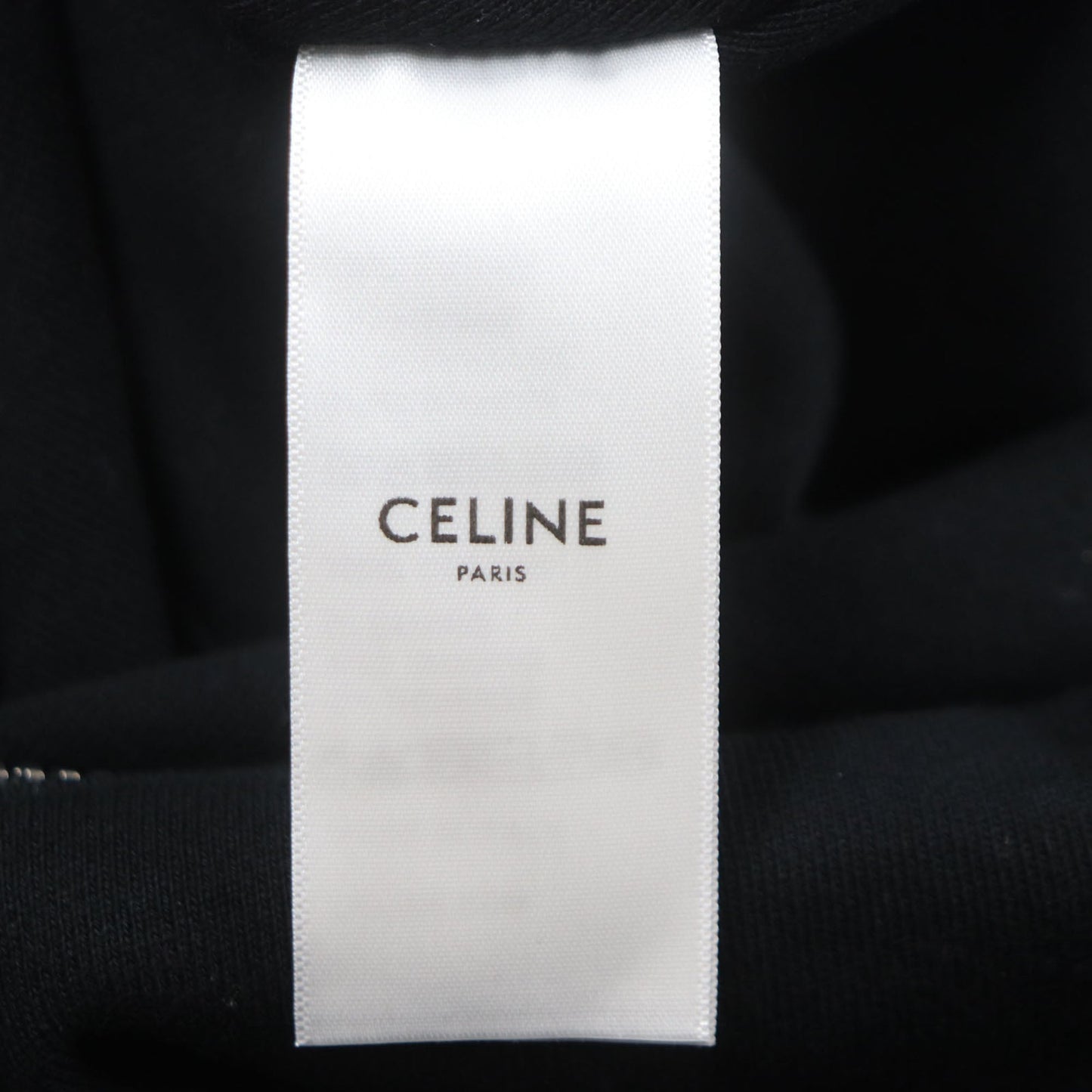 Celine Cotton Logo Sweat Knotted Shoulder Bag