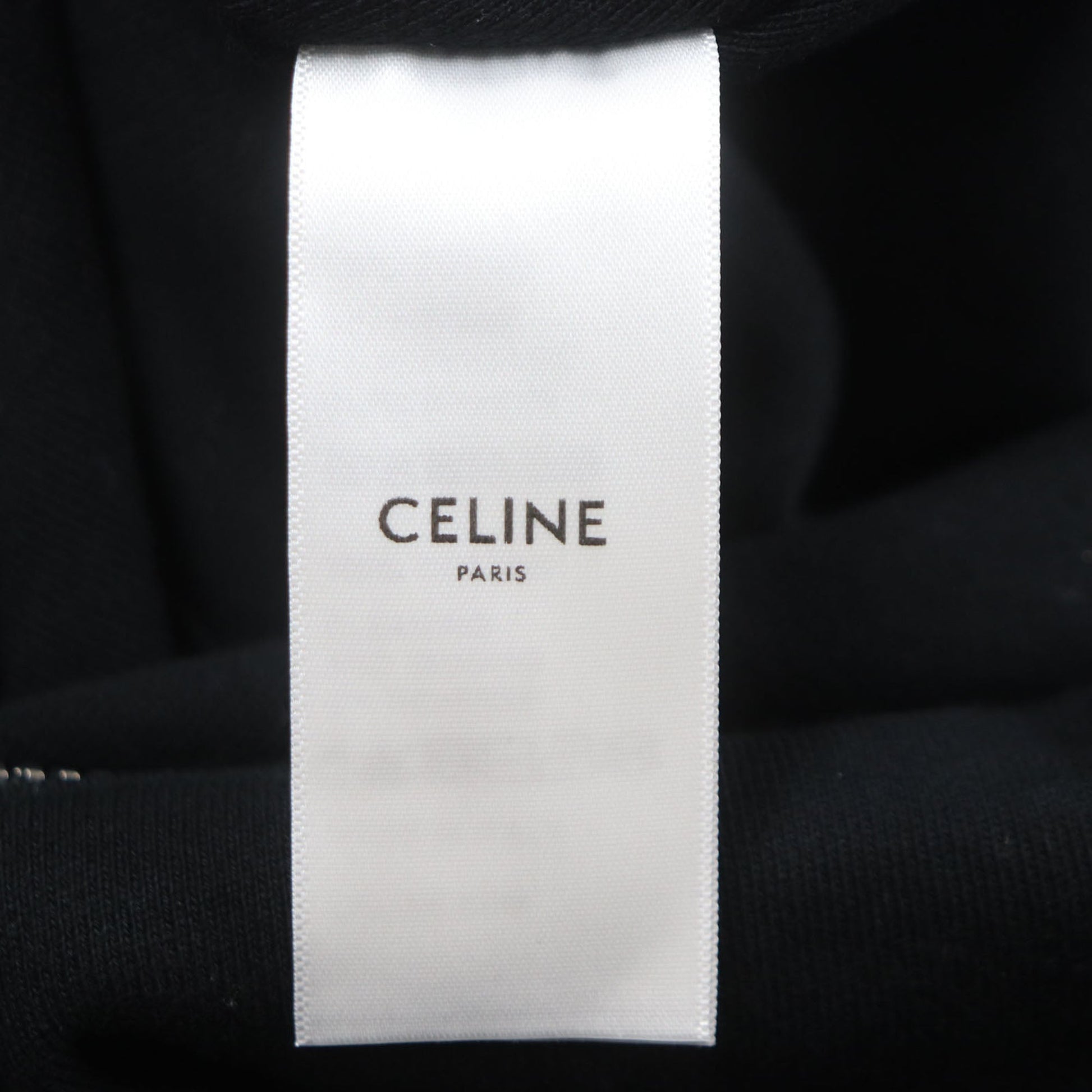 Celine Cotton Logo Sweat Knotted Shoulder Bag