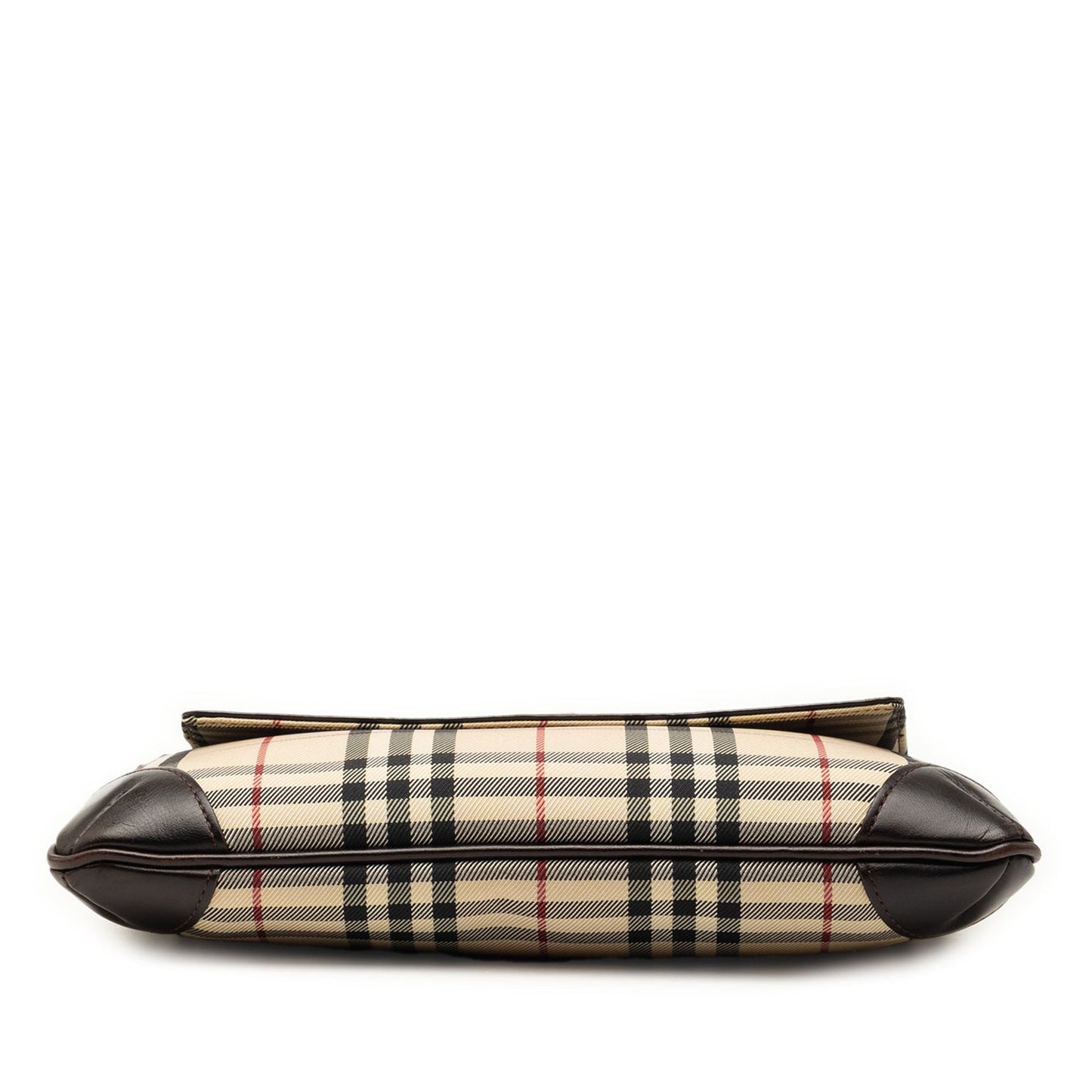 Burberry House Check Canvas Flap Crossbody