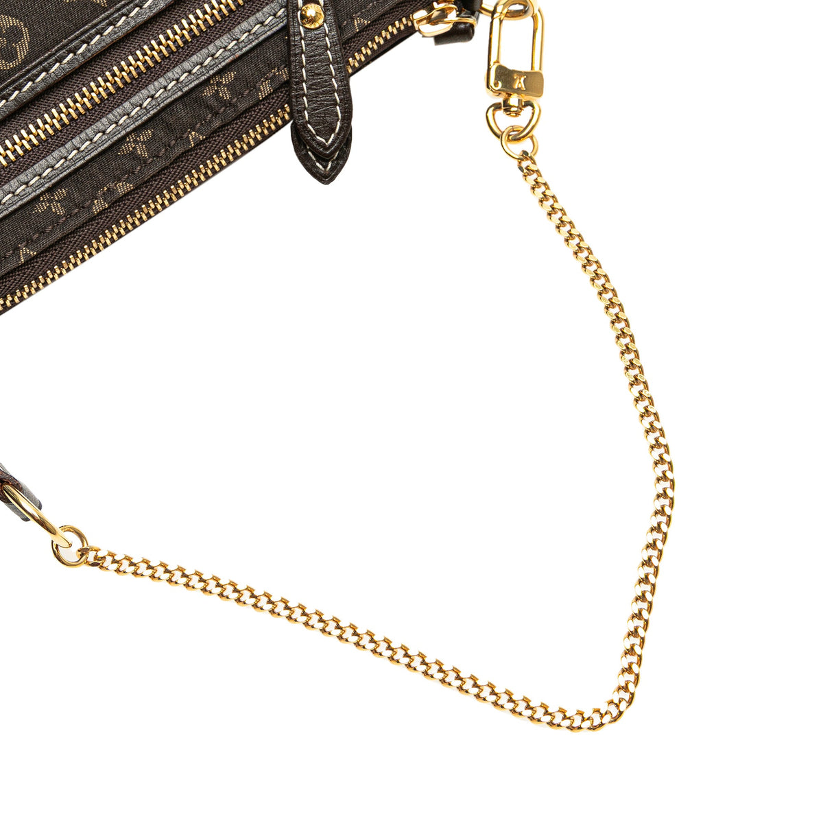 Louis Vuitton Monogram Mini Lin Mini Pochette Accessoires — Brown