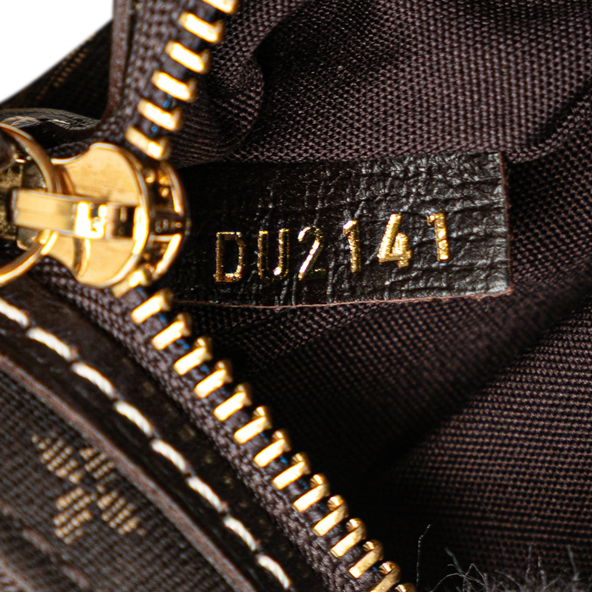 Louis Vuitton Monogram Mini Lin Mini Pochette Accessoires — Brown
