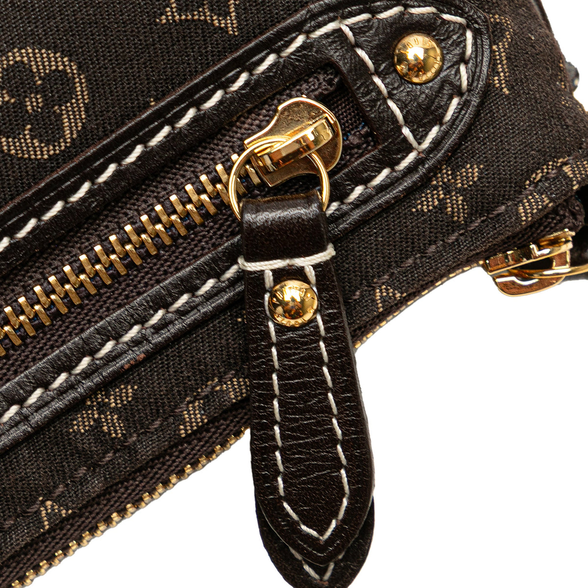Louis Vuitton Monogram Mini Lin Mini Pochette Accessoires — Brown