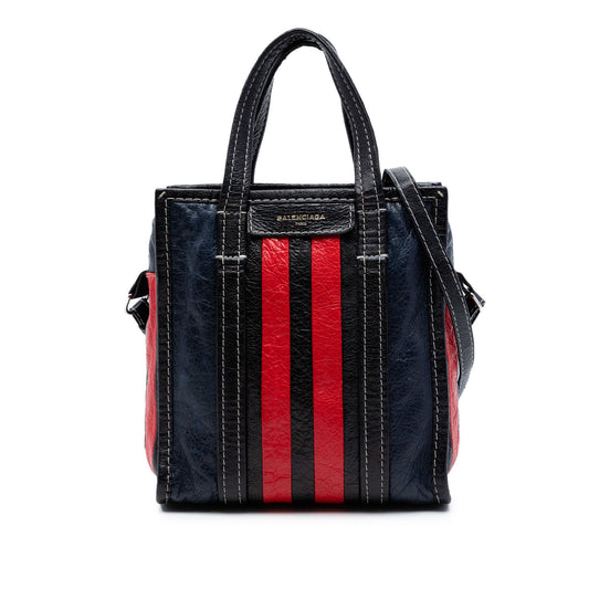 Balenciaga Lambskin Bazar Shopper Satchel XS
