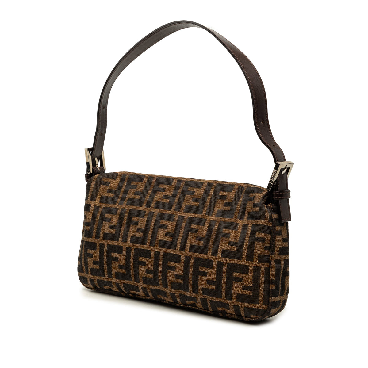 Fendi Zucca Canvas Baguette — Brown