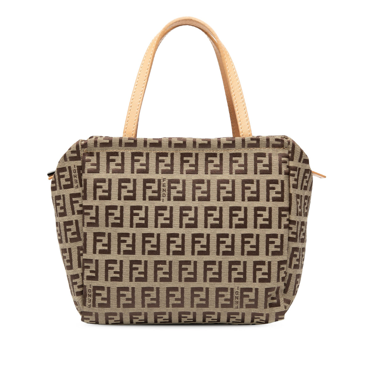 Fendi Zucchino Canvas Handbag