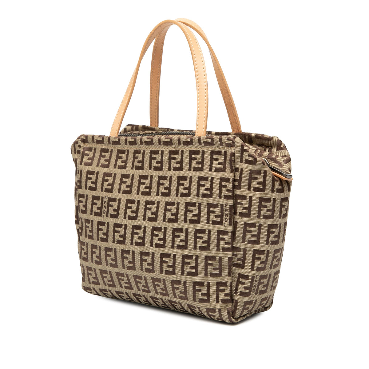 Fendi Zucchino Canvas Handbag