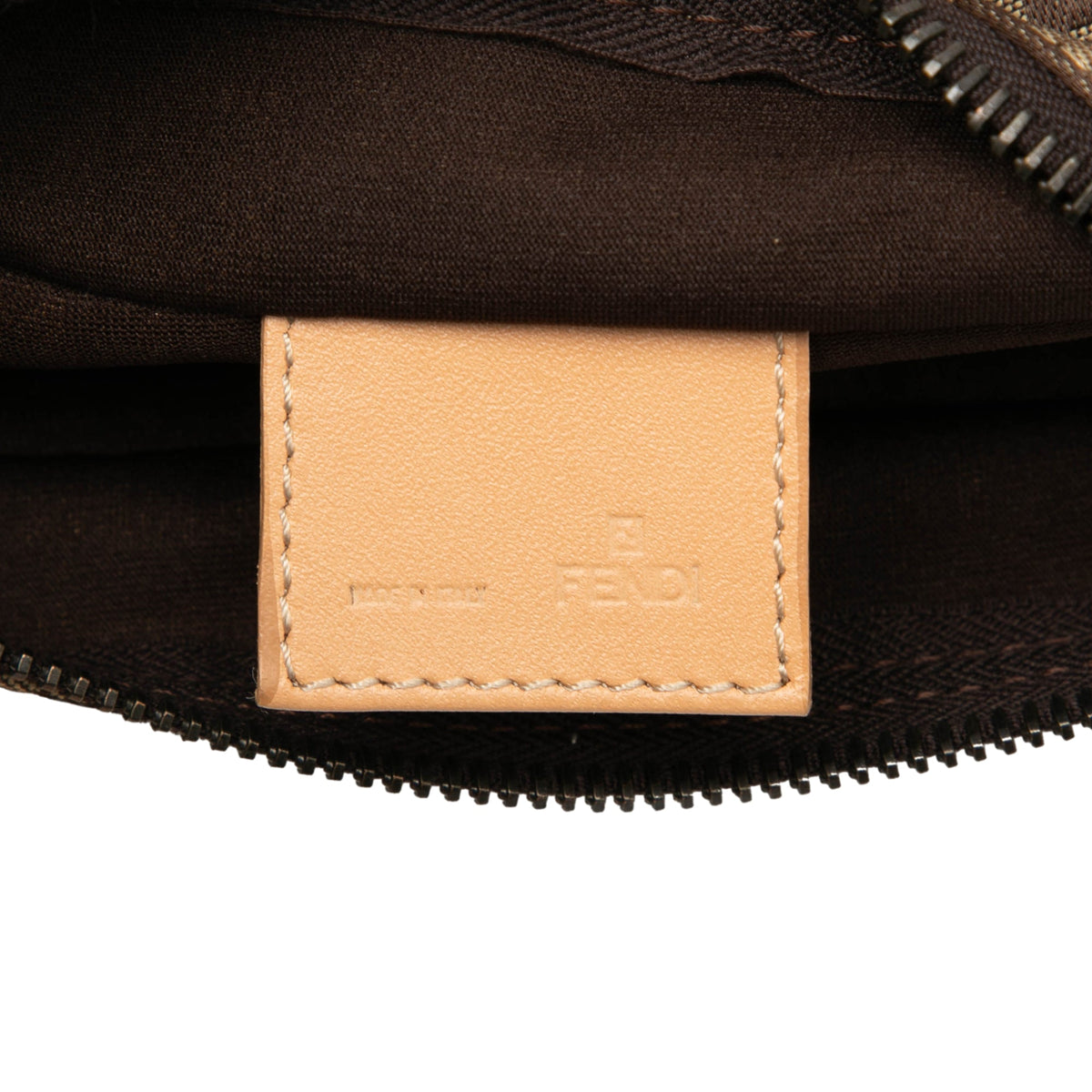 Fendi Zucchino Canvas Handbag
