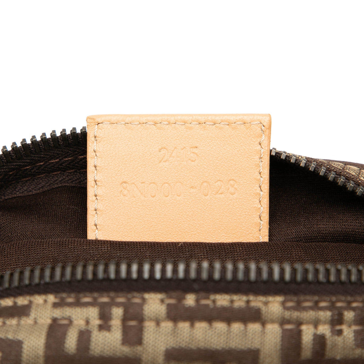 Fendi Zucchino Canvas Handbag