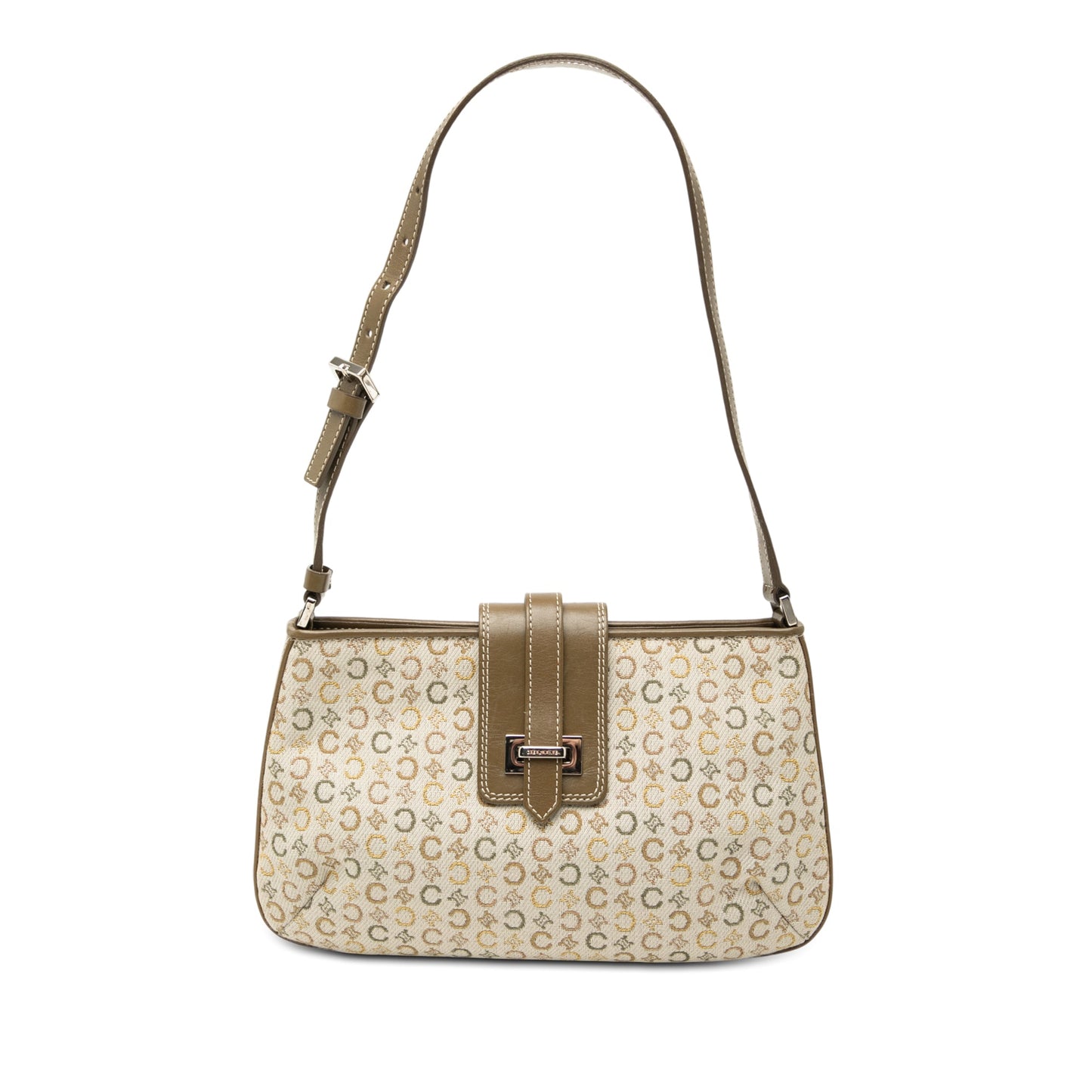 Celine C Macadam Canvas Shoulder Bag