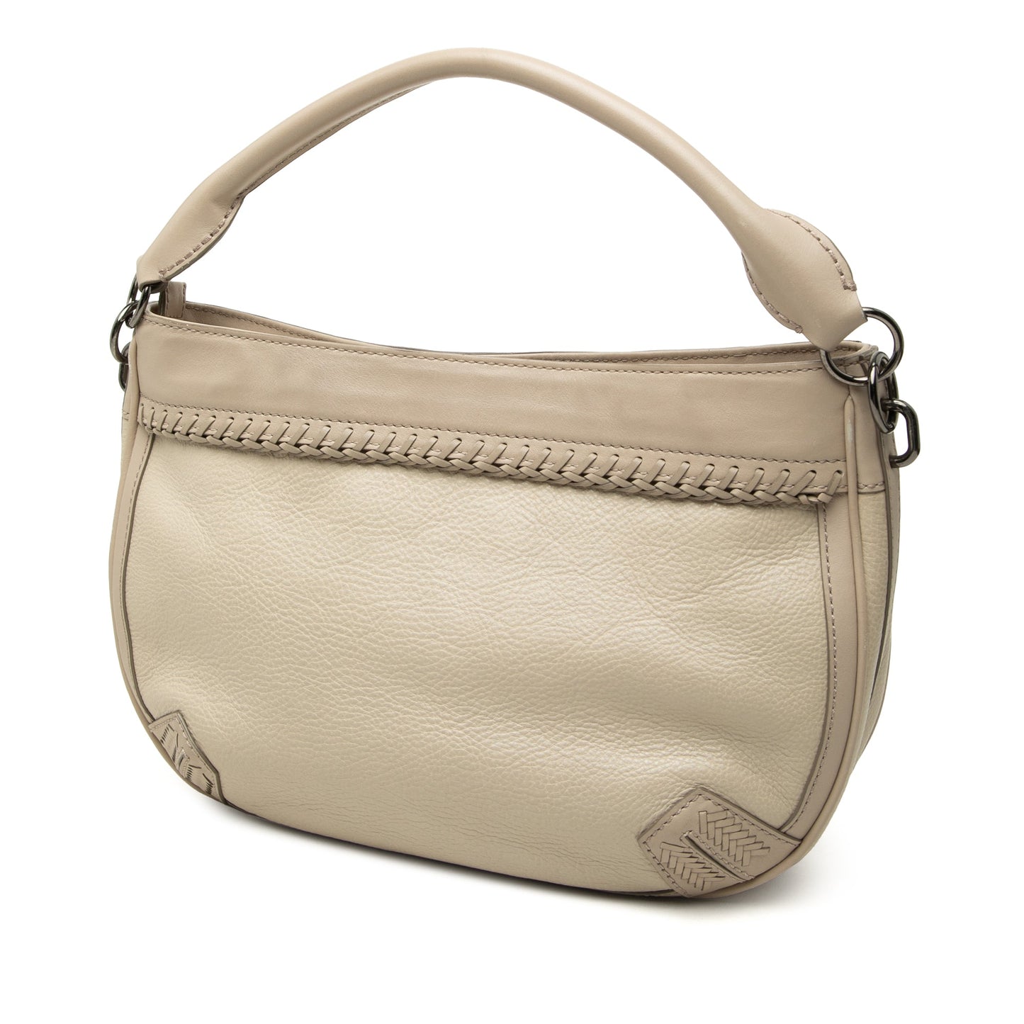 Burberry Small Bicolor Leather Waltham Satchel