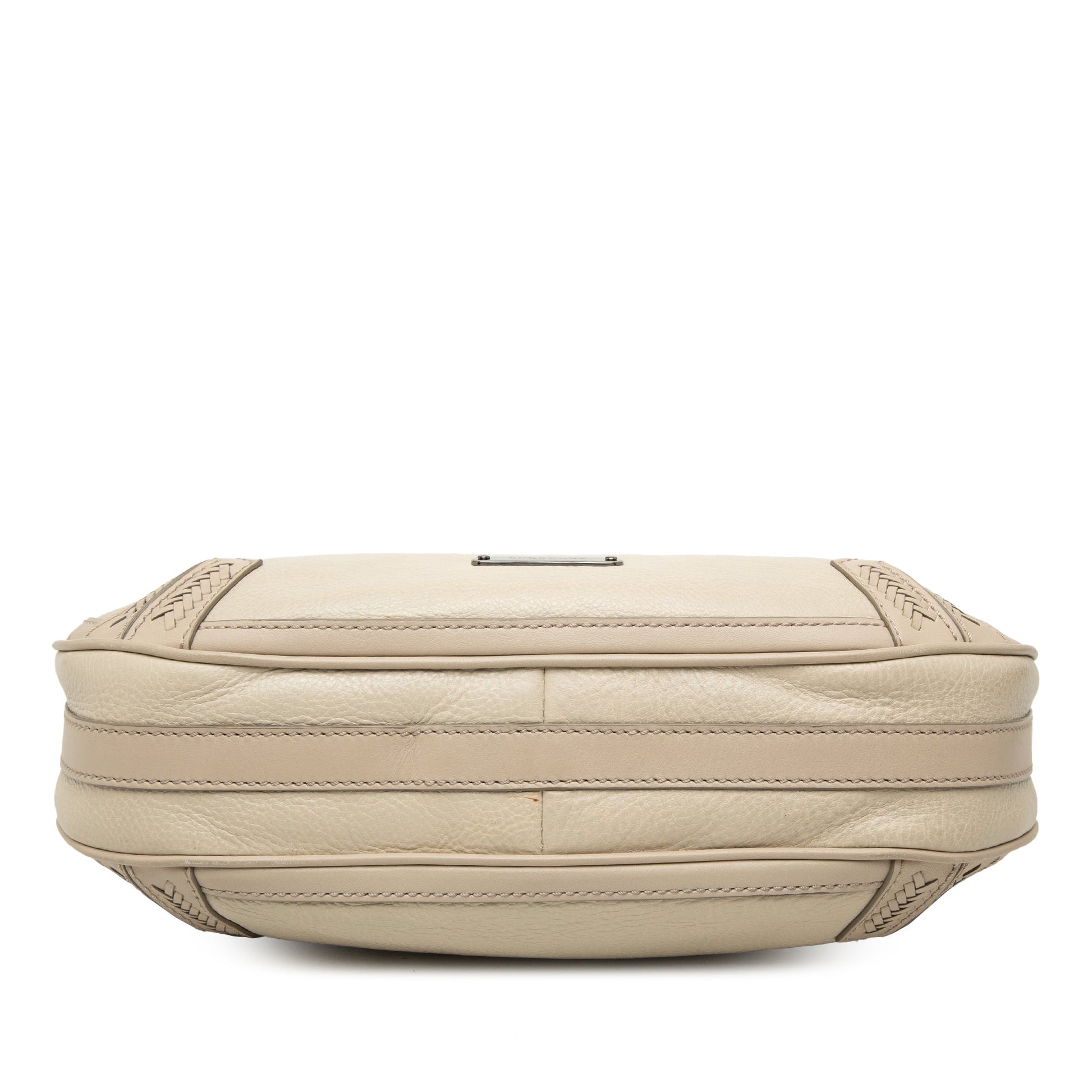 Burberry Small Bicolor Leather Waltham Satchel