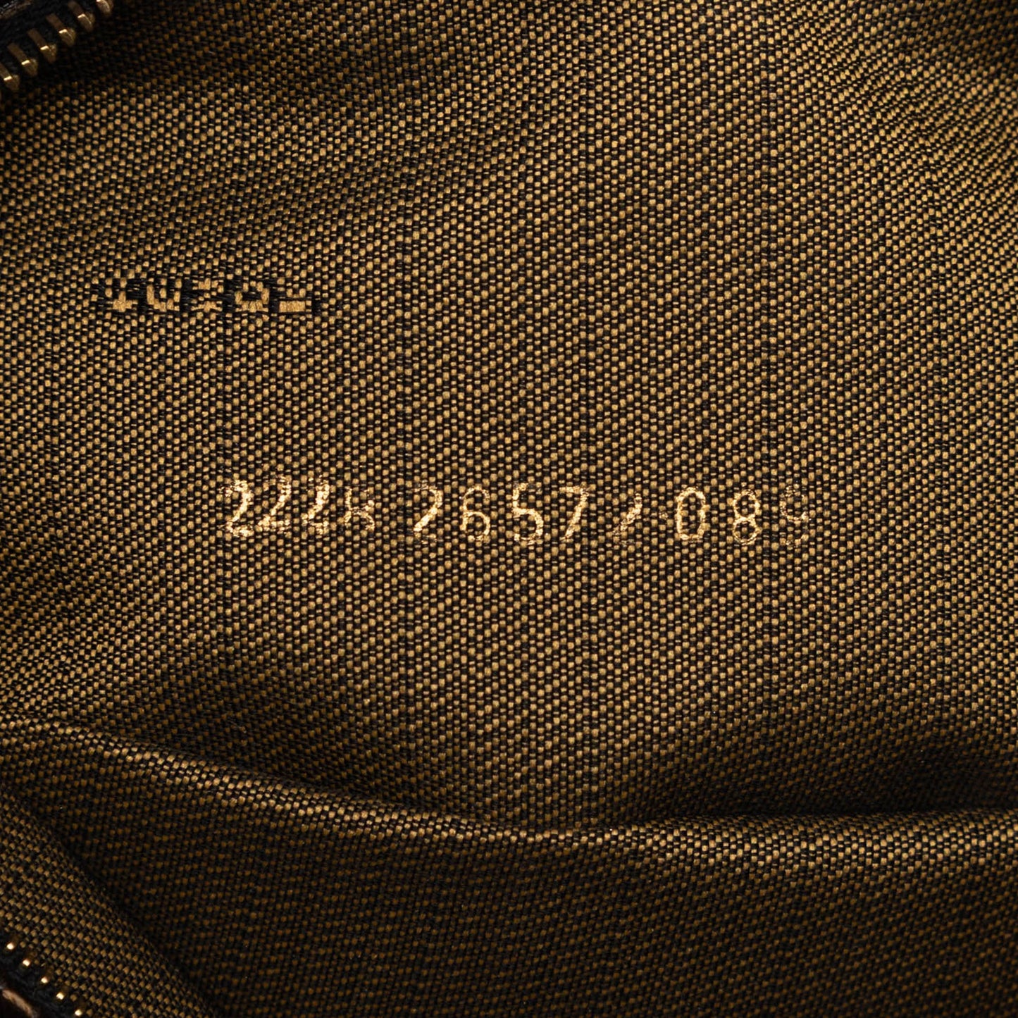 Fendi Zucca Canvas Shoulder Bag