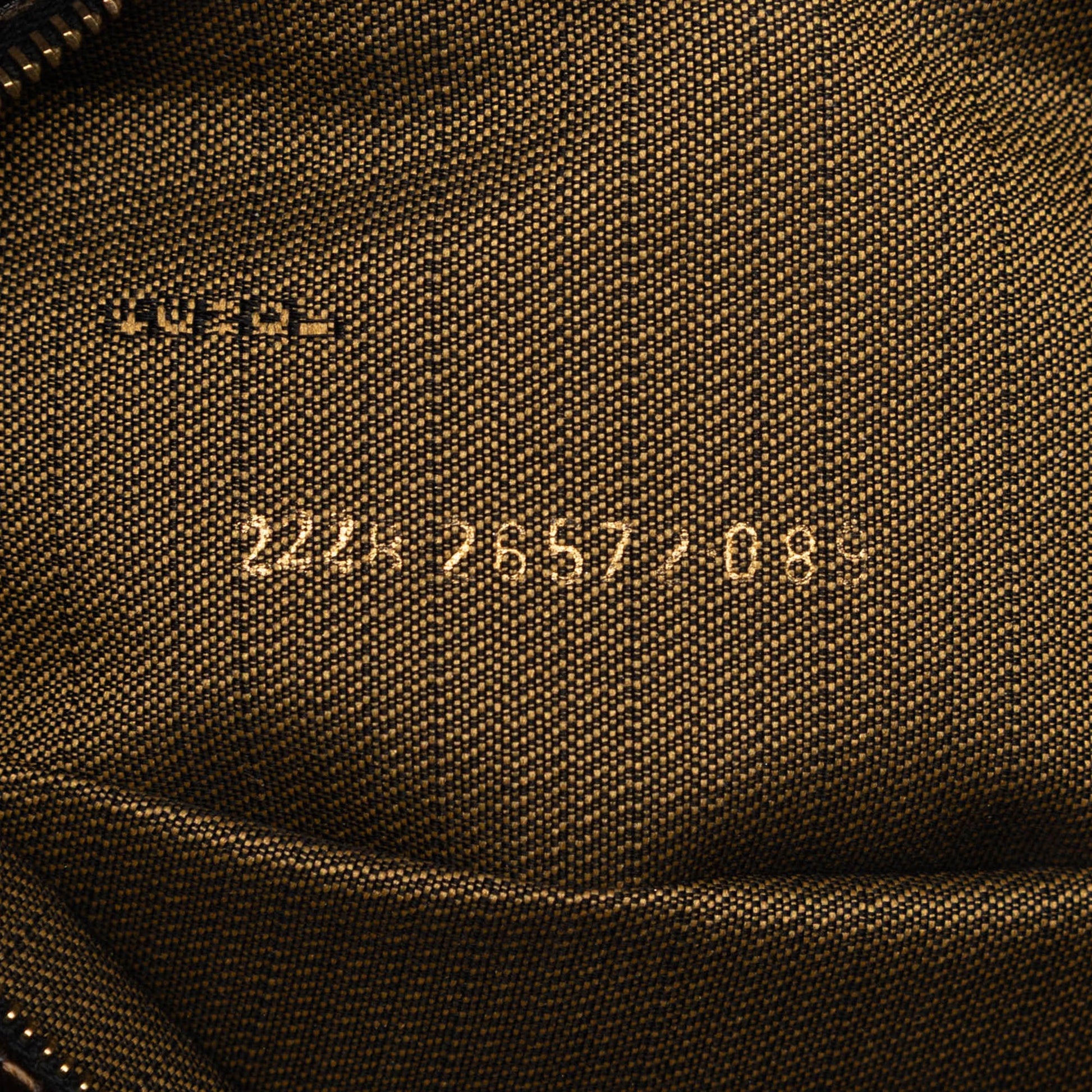 Fendi Zucca Canvas Shoulder Bag