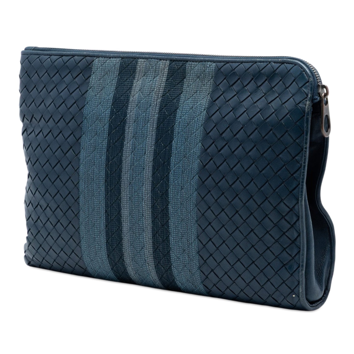 Bottega Veneta Nappa Intrecciato Line Stitch Clutch