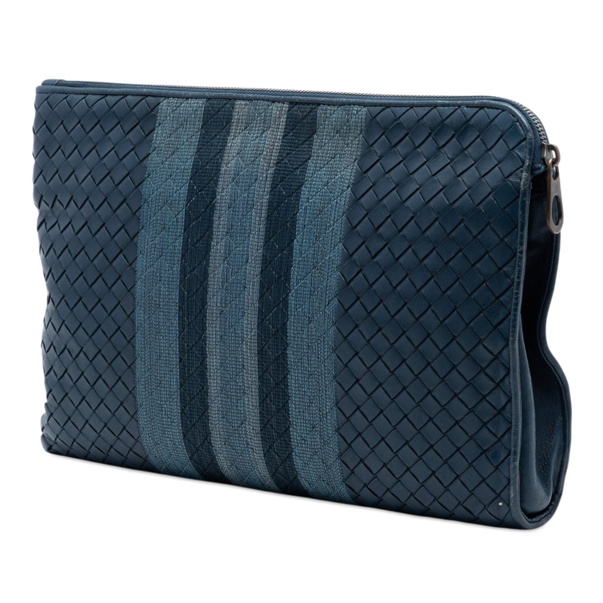 Bottega Veneta Nappa Intrecciato Line Stitch Clutch