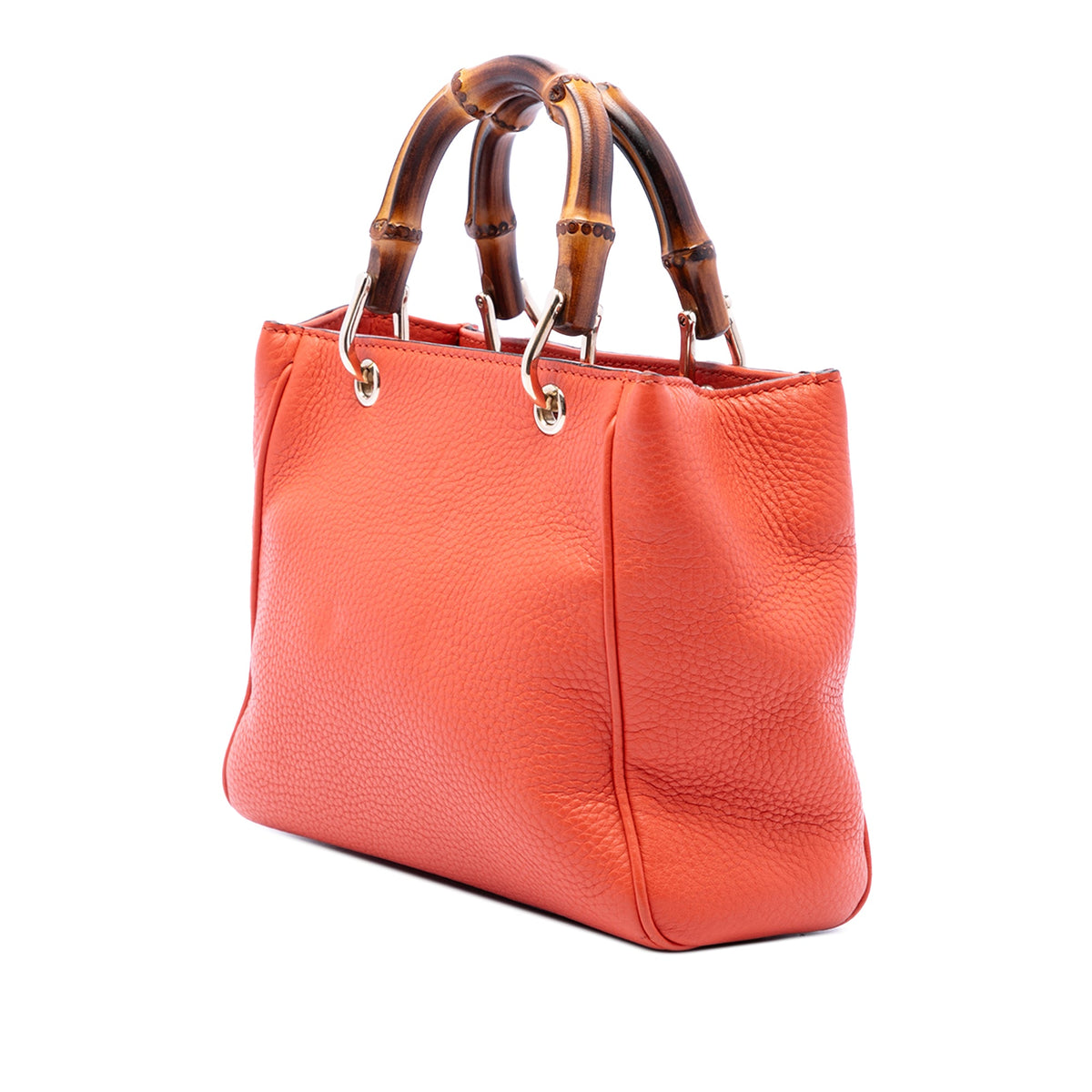 Gucci Mini Calfskin Bamboo Shopper Satchel