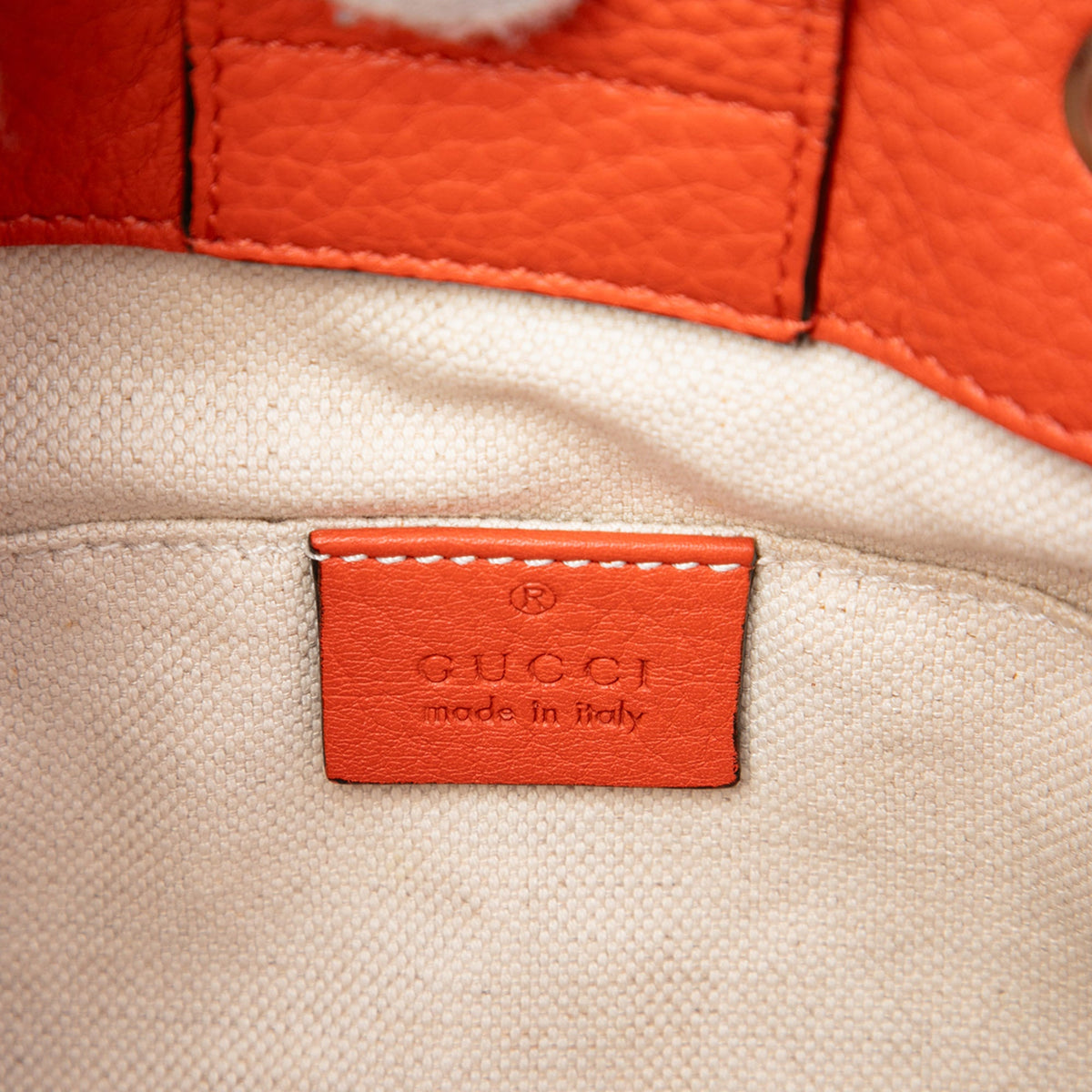Gucci Mini Calfskin Bamboo Shopper Satchel