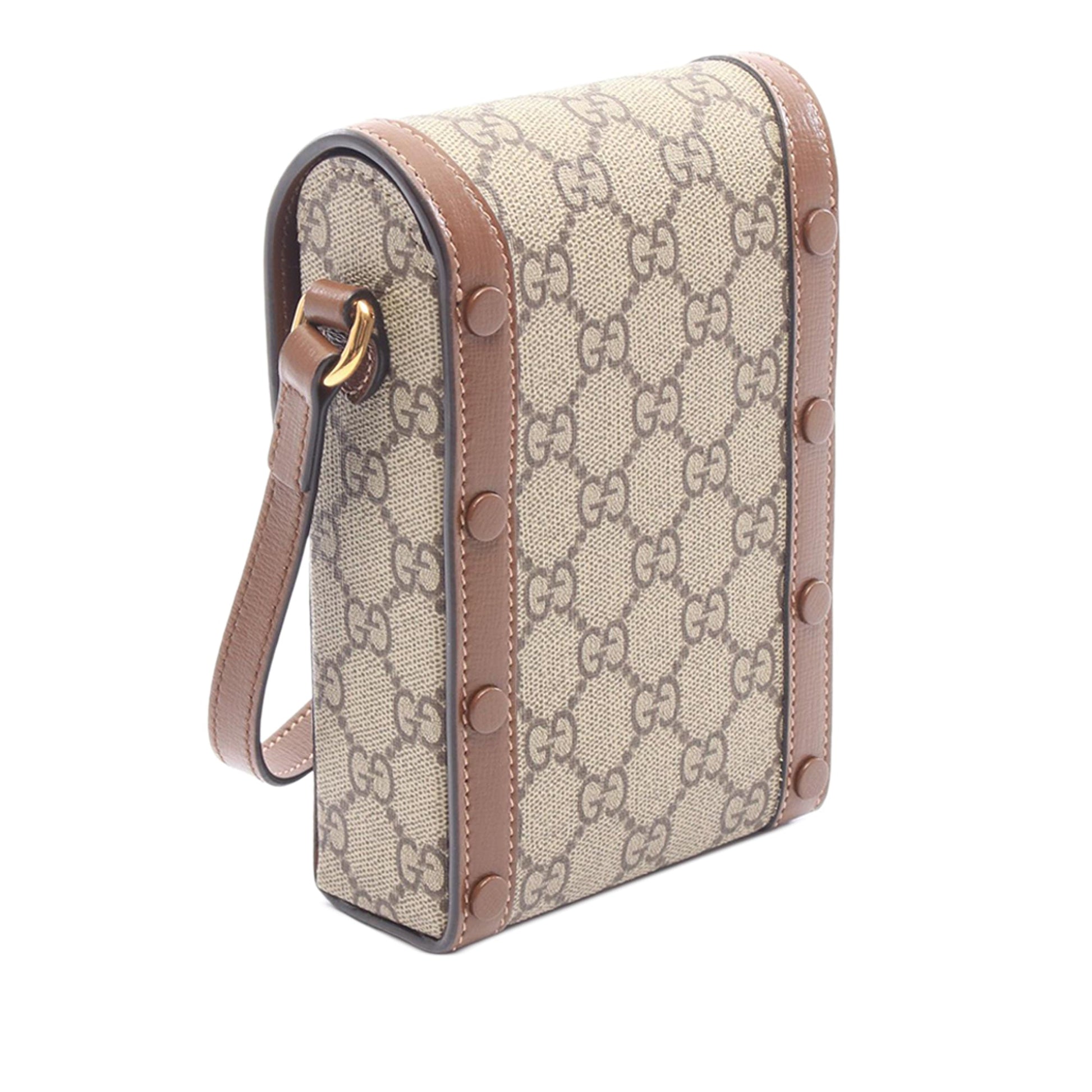 Gucci Mini GG Supreme Horsebit 1955 Crossbody
