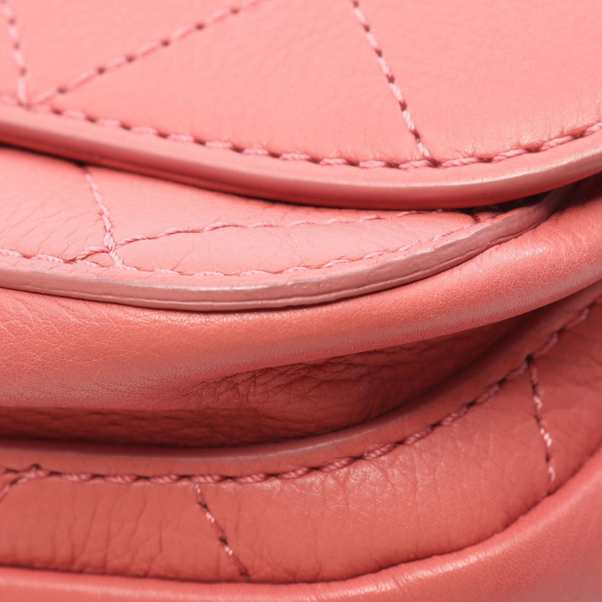 Chanel Small Stitched Calfskin Covered CC Flap