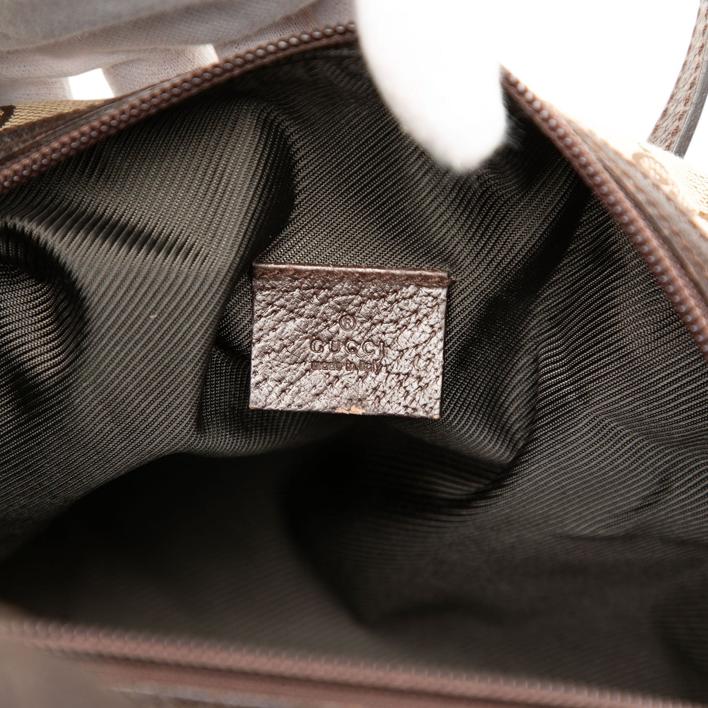 Gucci Mini GG Canvas Balthus Tofu Bag