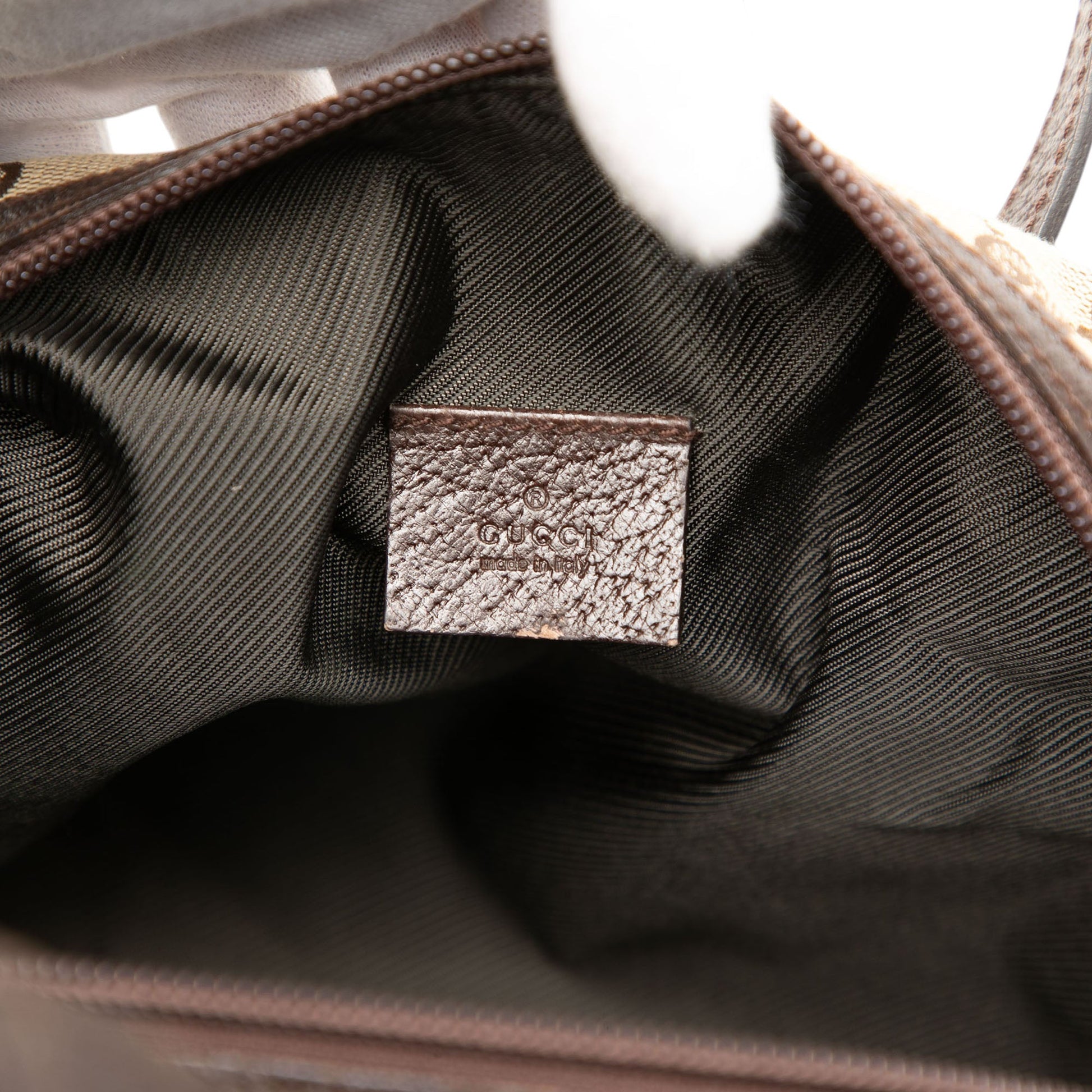 Gucci Mini GG Canvas Balthus Tofu Bag